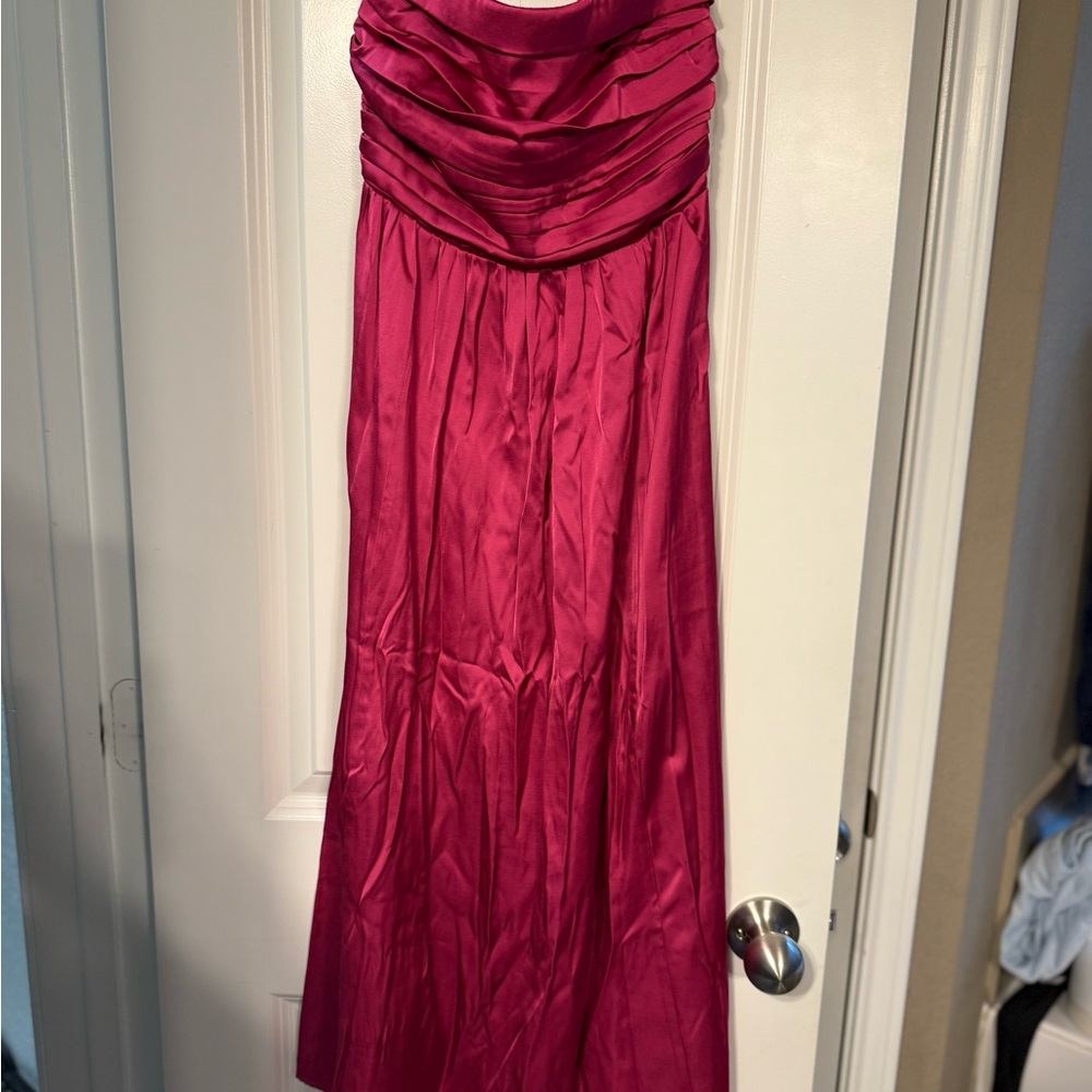 Abercrombie & Fitch Strapless Fuchsia Dress Emerson